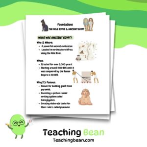 Ancient Egypt Beginner Mini Unit