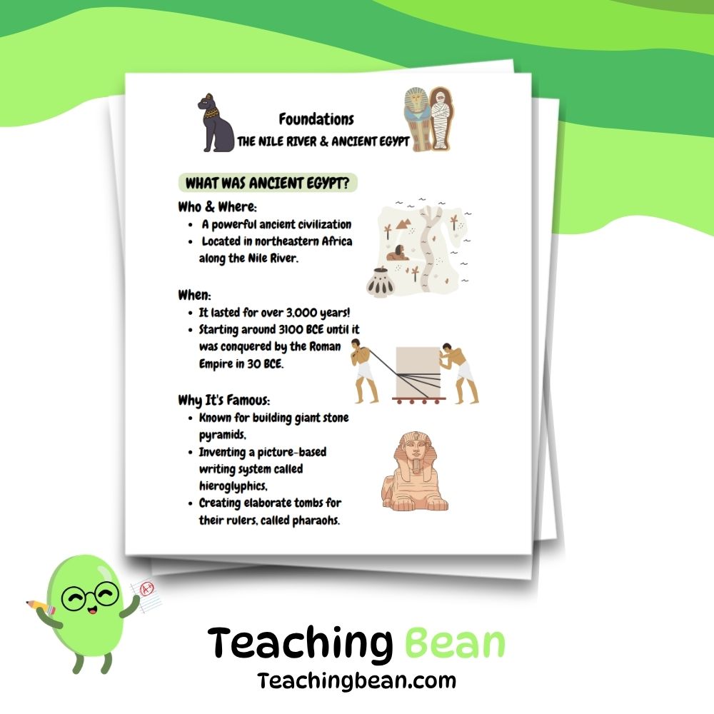 Ancient Egypt Beginner Mini Unit