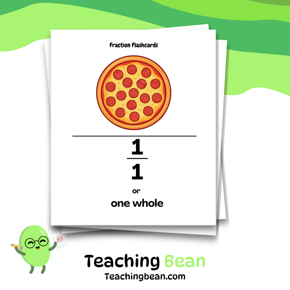 Beginner Fractions Unit & Flashcards - Image 3