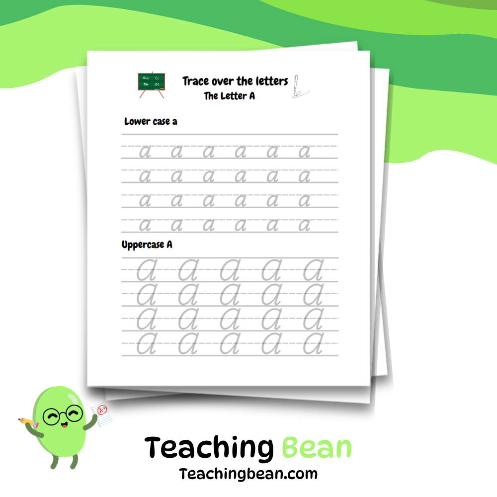 Cursive Alphabet Tracing Worksheets