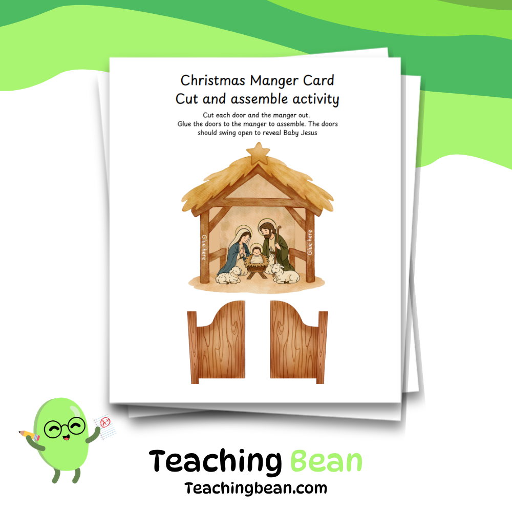 Christmas Manger Card Craft