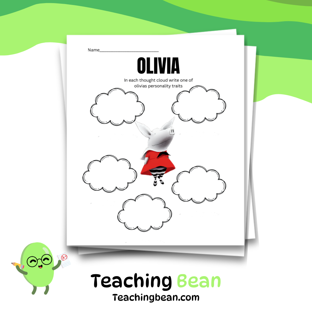 Olivia Character Traits Worksheet