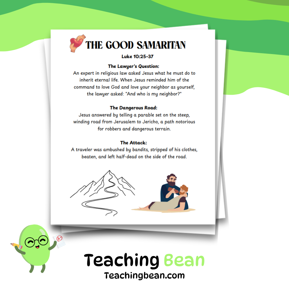 Good Samaritan Parable Mini Unit